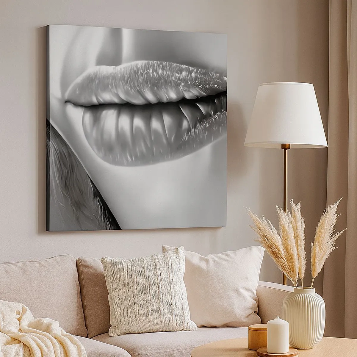 Schilderen op canvas - Ik weet waar je aan denkt... - 30x30 cm