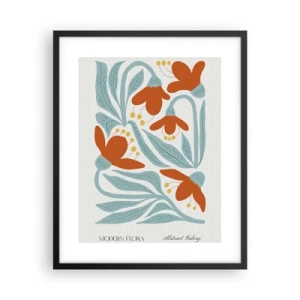 Poster in een zwarte lijst - Naar de aarde, naar de zon - 40x50 cm