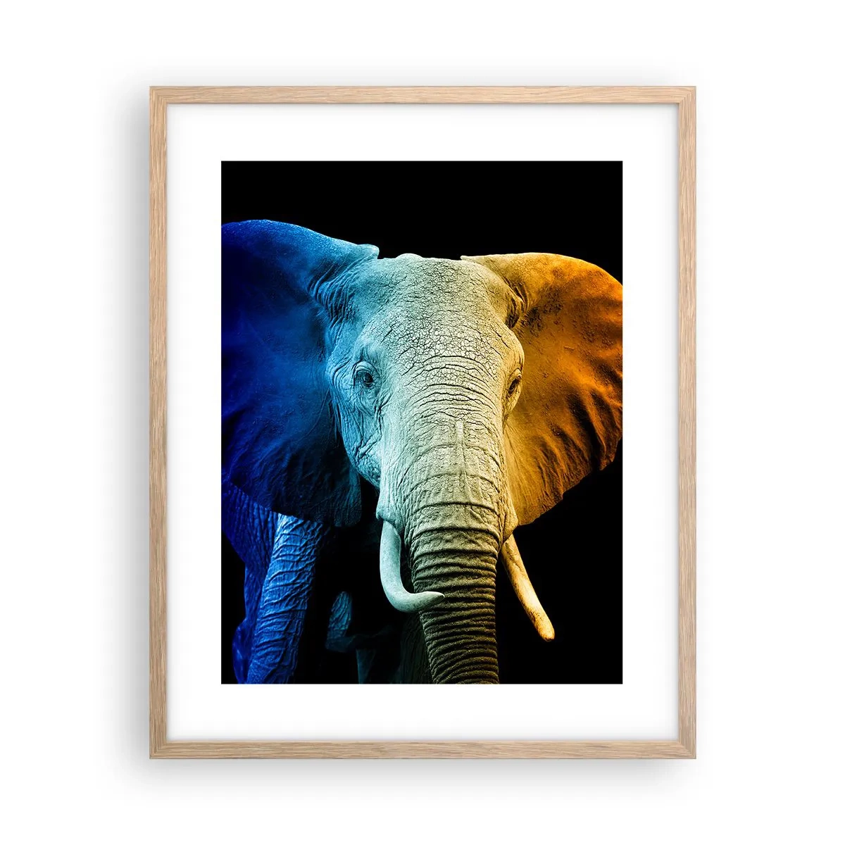 Een poster in een licht eiken lijst - Excentriek, niet raar - 40x50 cm