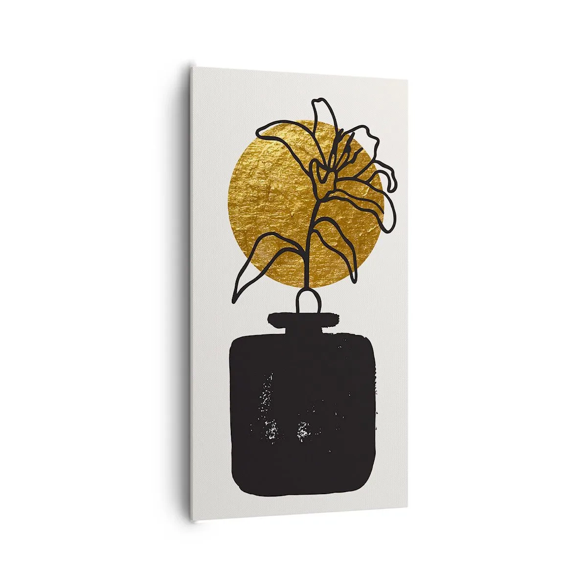 Schilderen op canvas - Schoonheid is goud waard - 65x120 cm