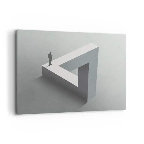 Schilderen op canvas - Maar het is toch mogelijk - 100x70 cm