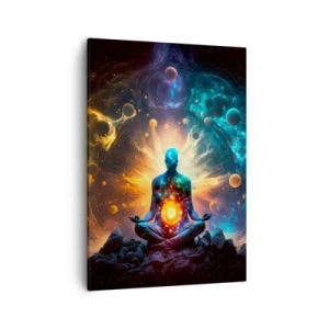 Schilderen op canvas - Kosmische vrede - 50x70 cm