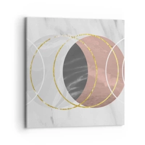 Schilderen op canvas - Muziek van de sferen - 70x70 cm