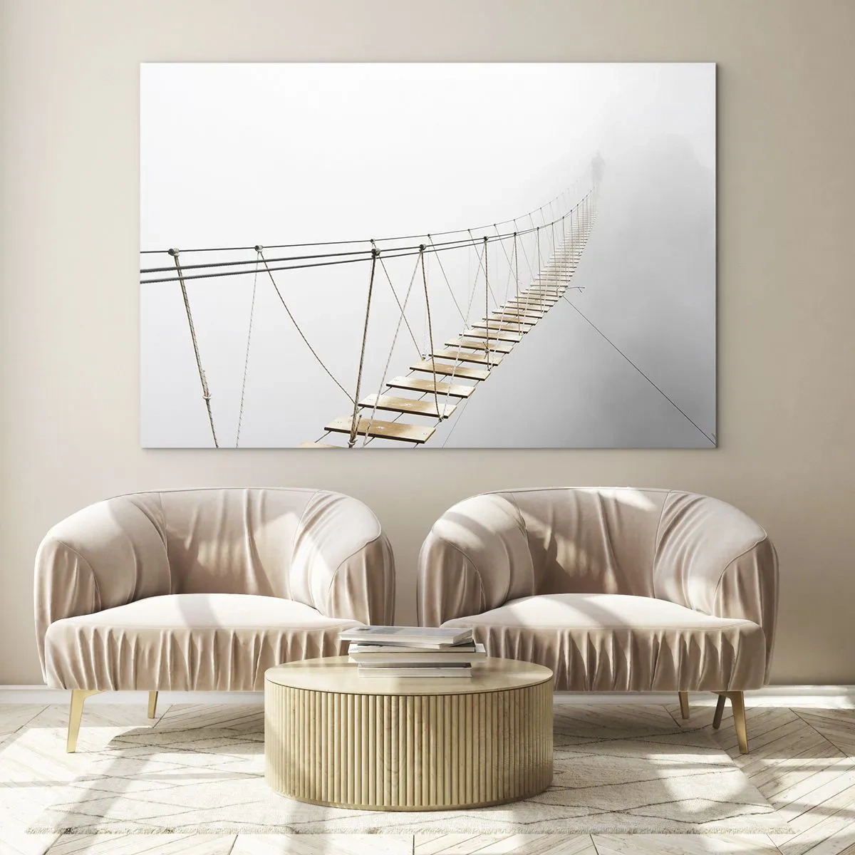 Schilderen op glas - Waar zal het je brengen? - 120x80 cm