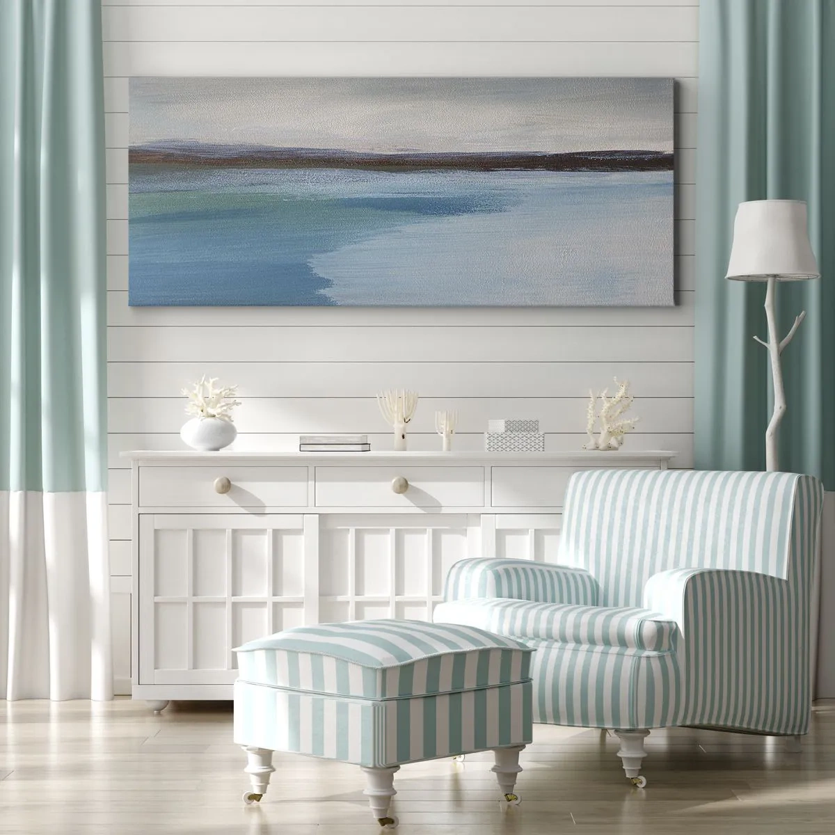 Schilderen op canvas - Horizontaal landschap - 140x50 cm