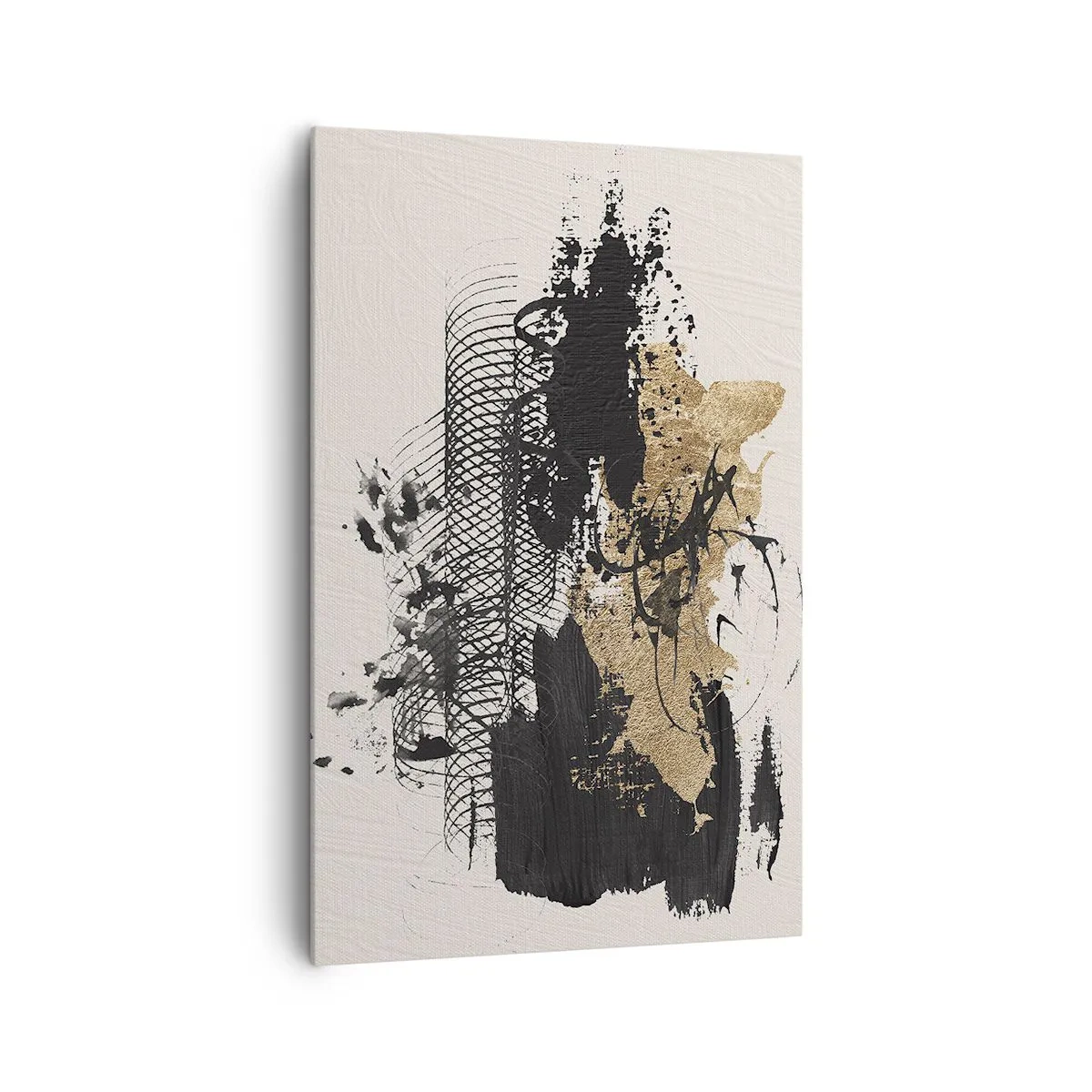 Schilderen op canvas - Compositie met passie - 80x120 cm