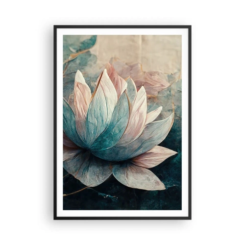 Poster in een zwarte lijst - Sterren van het meer - 70x100 cm