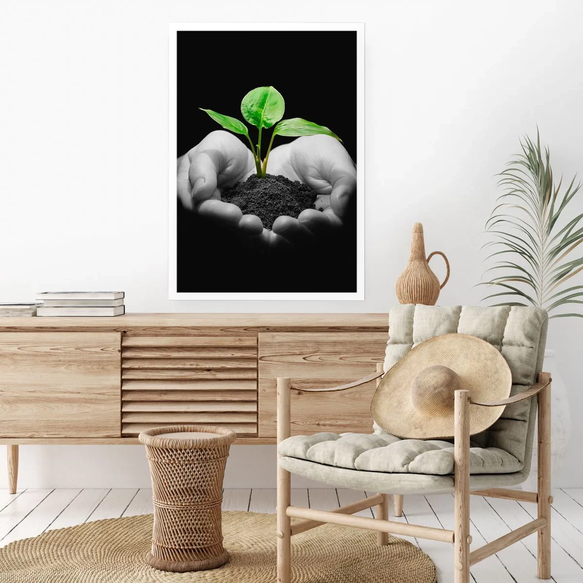 Poster - Ik hou van de natuur, ik bescherm haar - 70x100 cm
