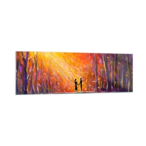 Schilderen op glas - De hemel houdt ook van hen - 160x50 cm