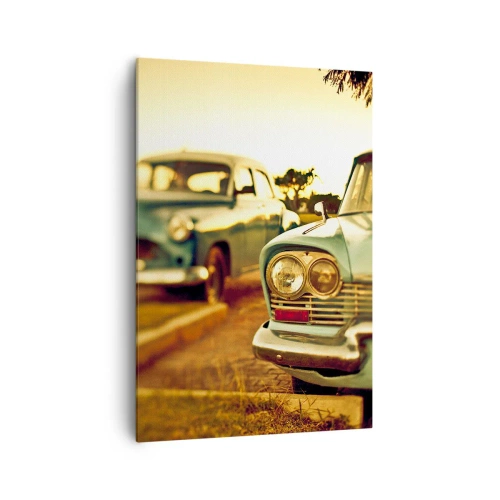 Schilderen op canvas - Maar afwachten - 70x100 cm