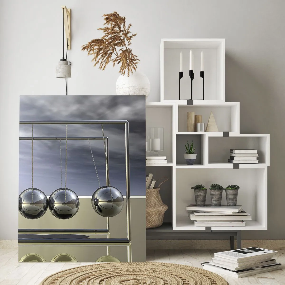 Schilderen op glas - De energie van de wereld - 80x120 cm