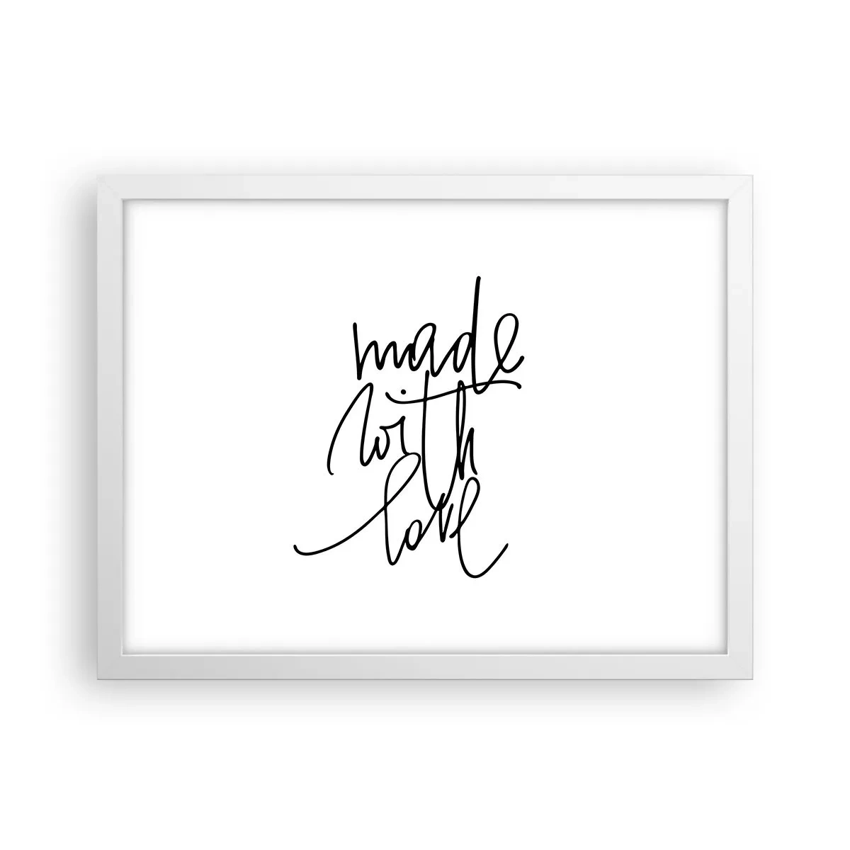 Poster in een witte lijst - Het beste merk - 40x30 cm