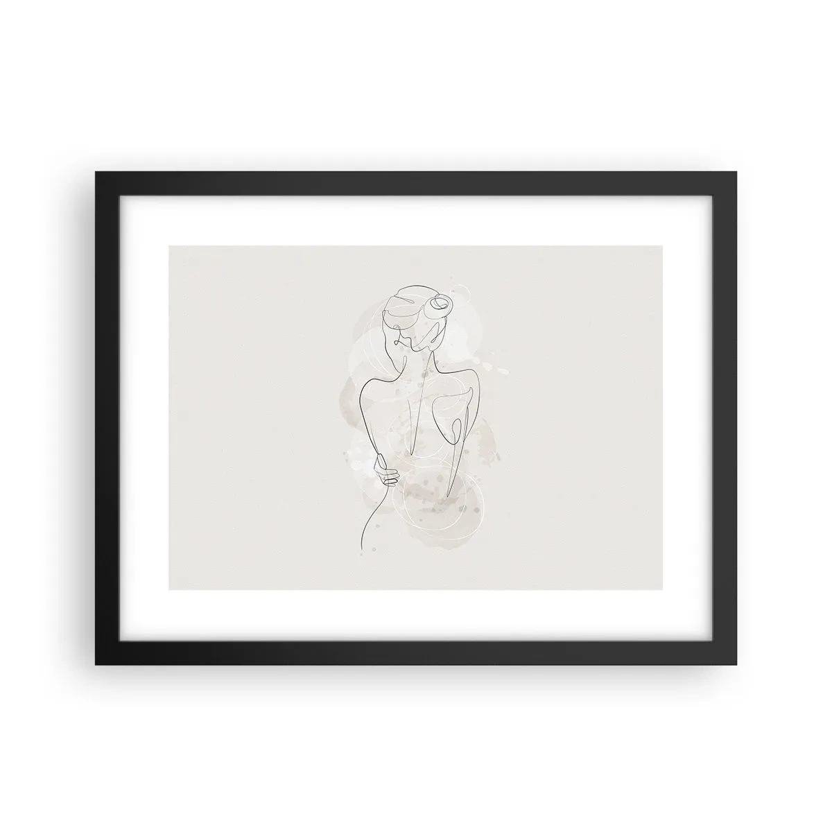 Poster in een zwarte lijst - Als een gevoelig instrument - 40x30 cm