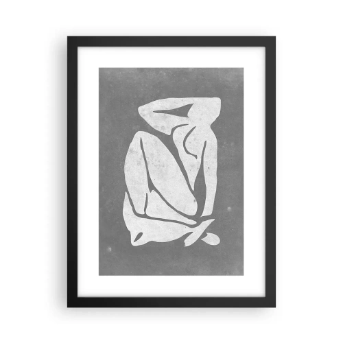 Poster in een zwarte lijst - In reflectie - 30x40 cm