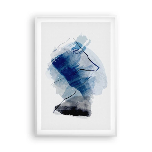 Poster in een witte lijst - Ijsberg - 61x91 cm