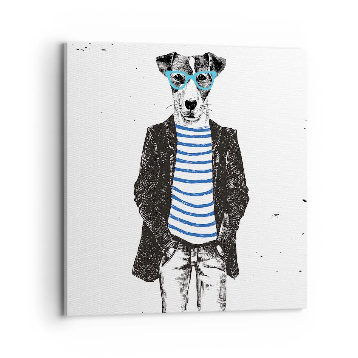 Schilderen op canvas - God behoed! - 70x70 cm