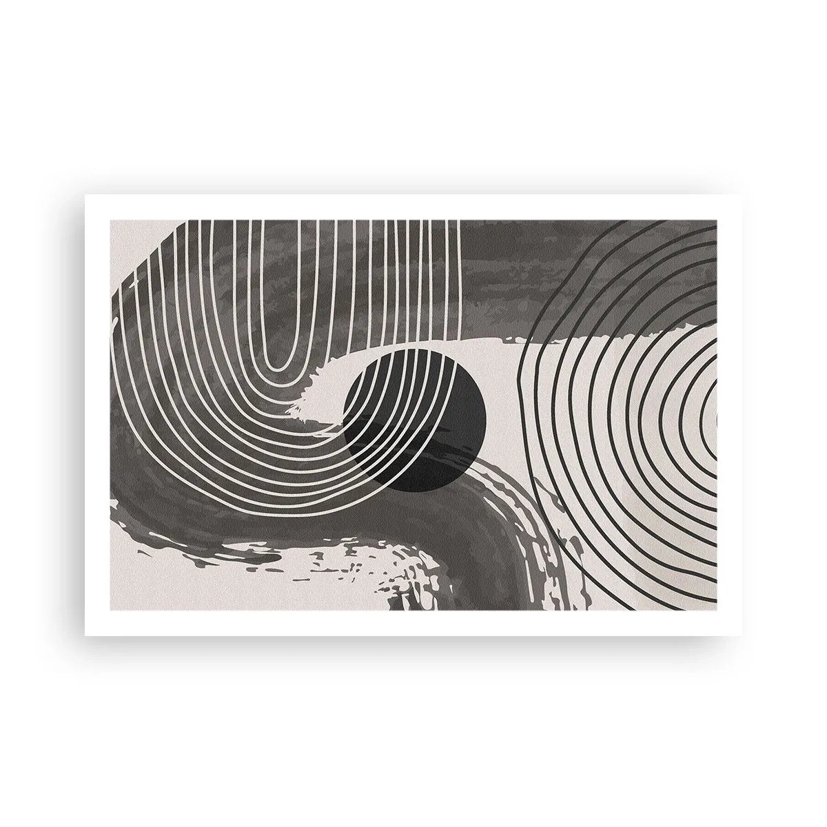 Poster - Het ovaal wint - 91x61 cm