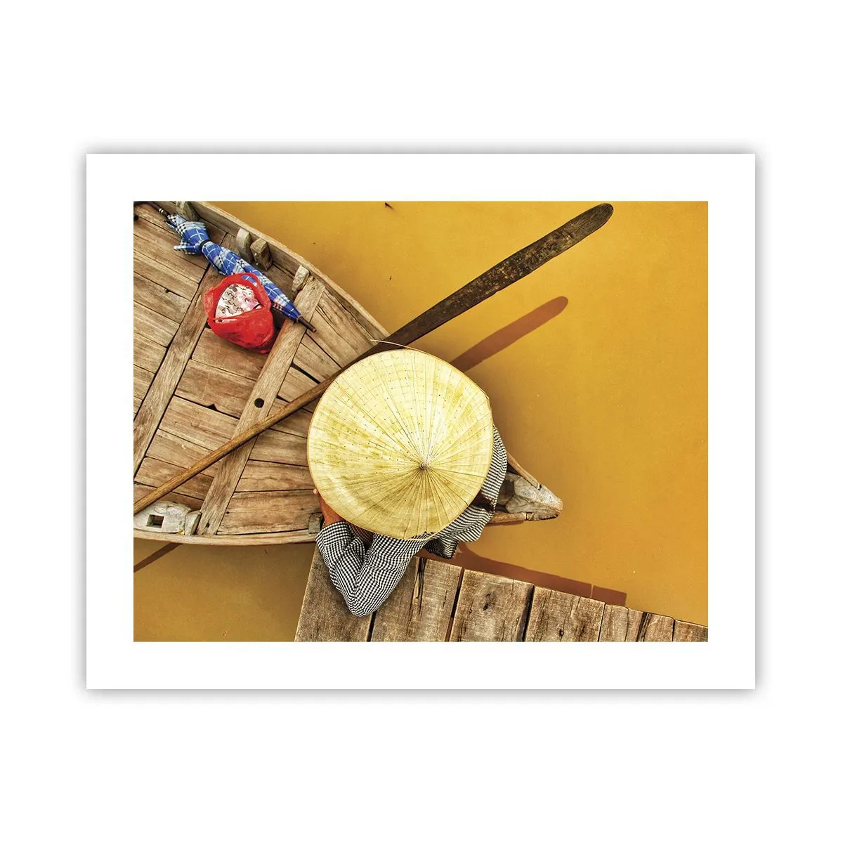 Poster - Het leven op de Gele Rivier - 50x40 cm