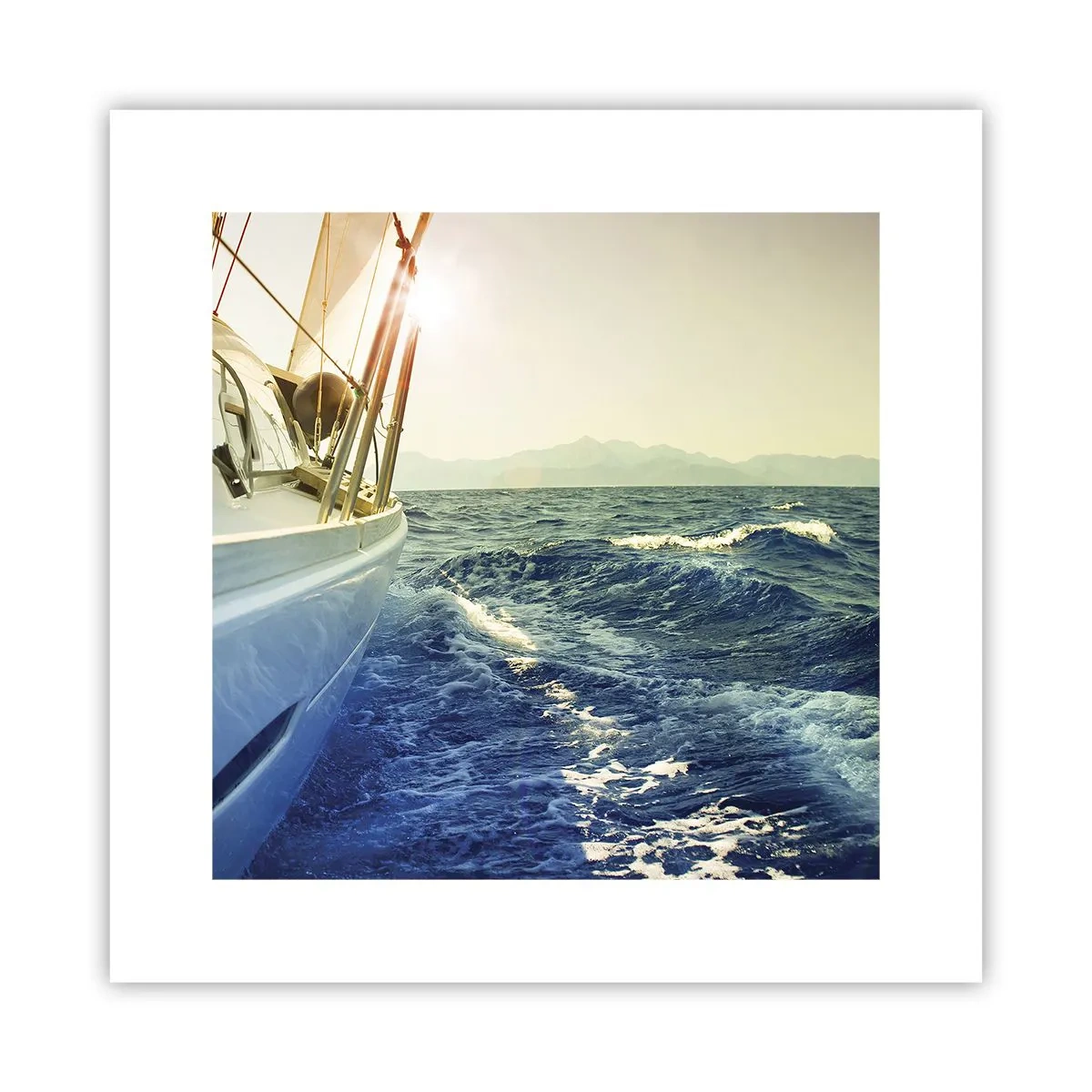 Poster - Voor het avontuur - 30x30 cm