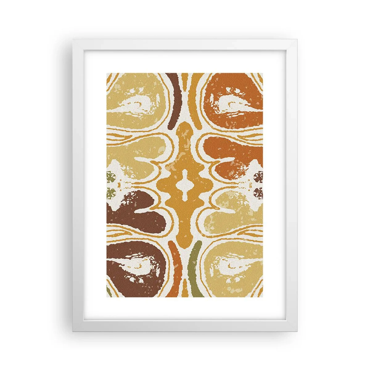 Poster in een witte lijst - Sentimentele abstractie - 30x40 cm