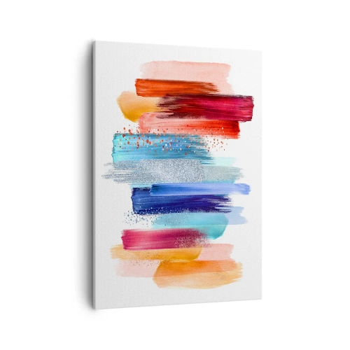 Schilderen op canvas - Omhoog en omlaag - 50x70 cm