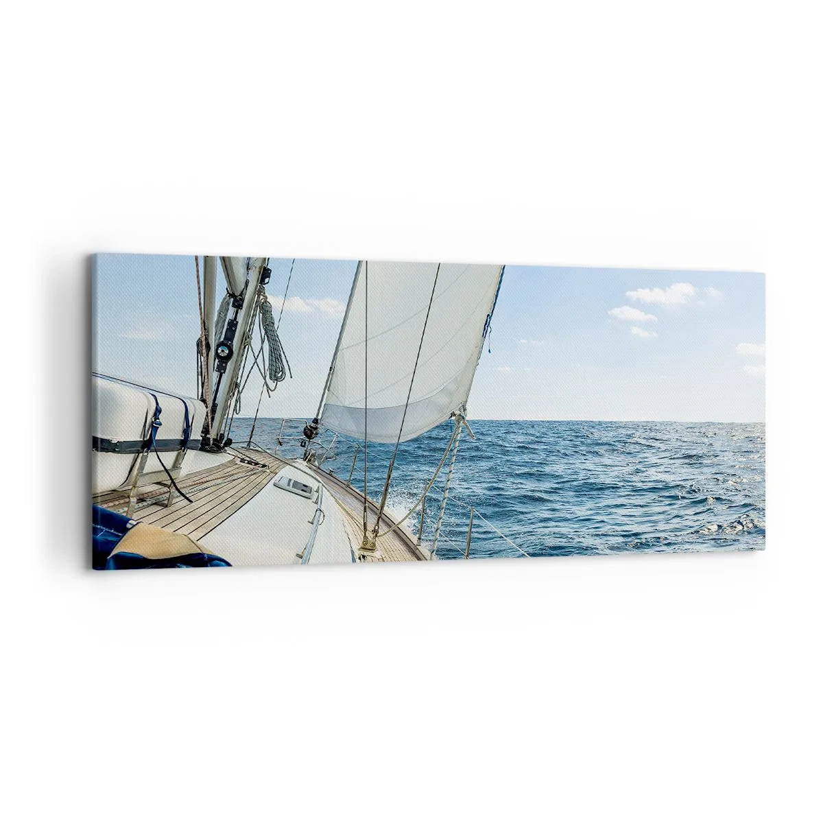 Schilderen op canvas - Ahoi, avontuur - 120x50 cm