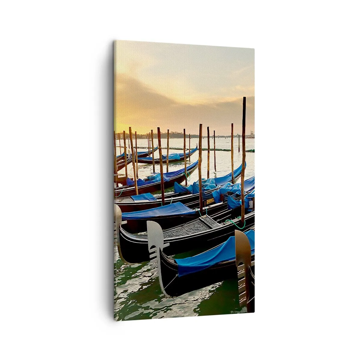 Schilderen op canvas - Voordat de rumoer komt - 45x80 cm