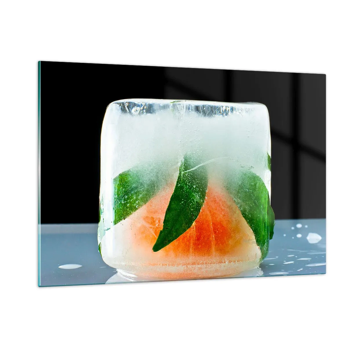 Schilderen op glas - Fris en koel - 120x80 cm
