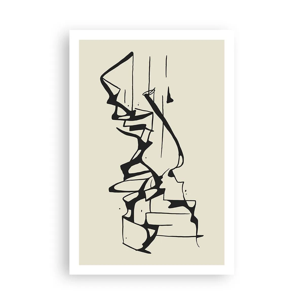 Poster - Misschien een landschap - 61x91 cm