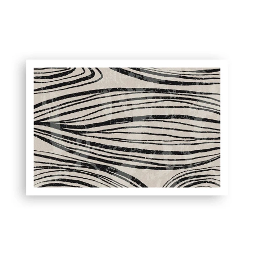 Poster - Lijnoverstromingsvlakte - 91x61 cm