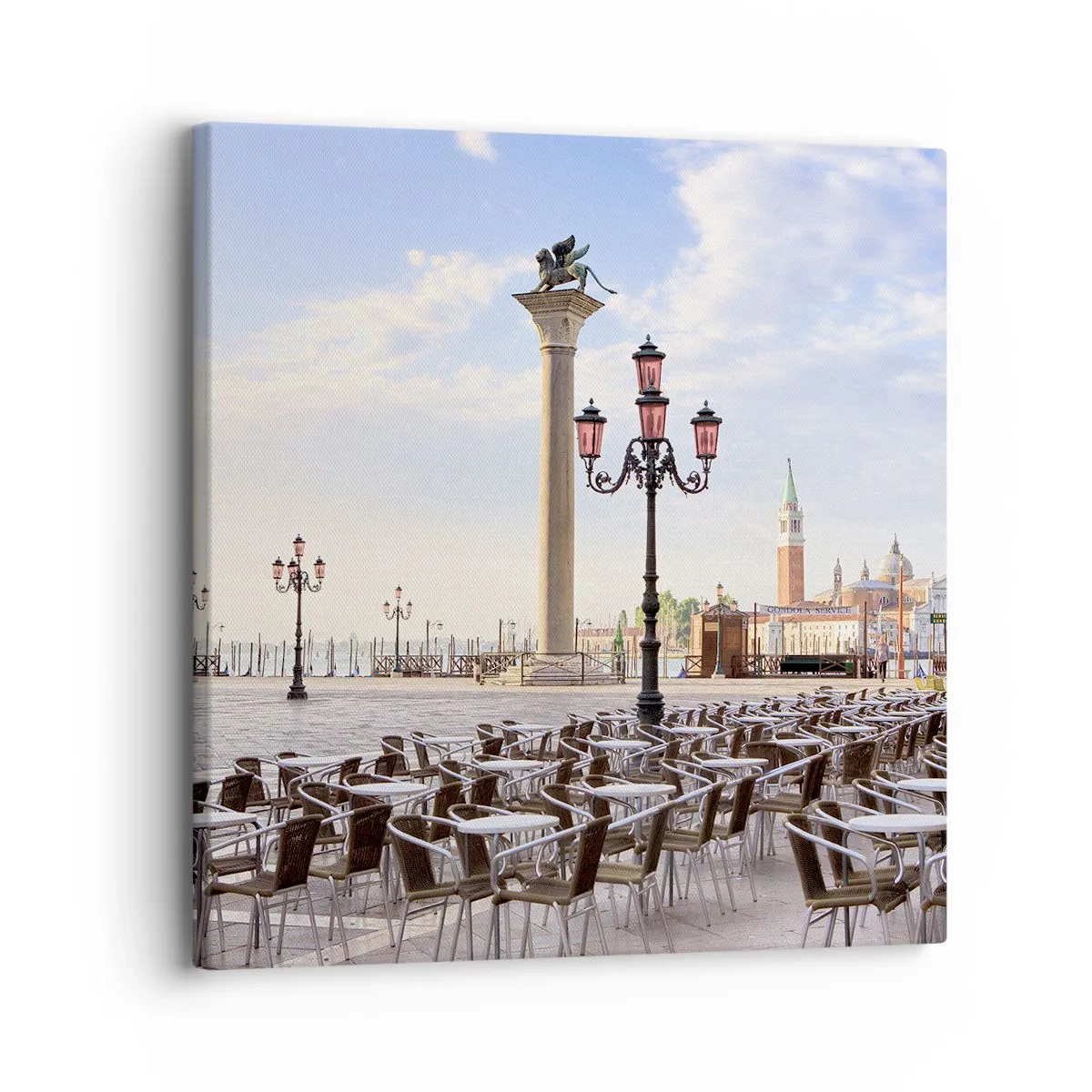 Schilderen op canvas - We nodigen je uit, alles staat klaar - 30x30 cm