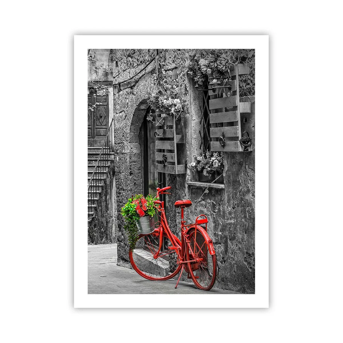 Poster - Toscaanse steeg - 50x70 cm