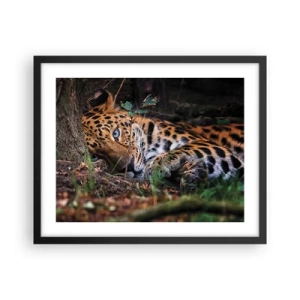 Poster in een zwarte lijst - Geloof me - 50x40 cm