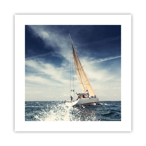 Poster - Ze halen ons niet in! - 40x40 cm