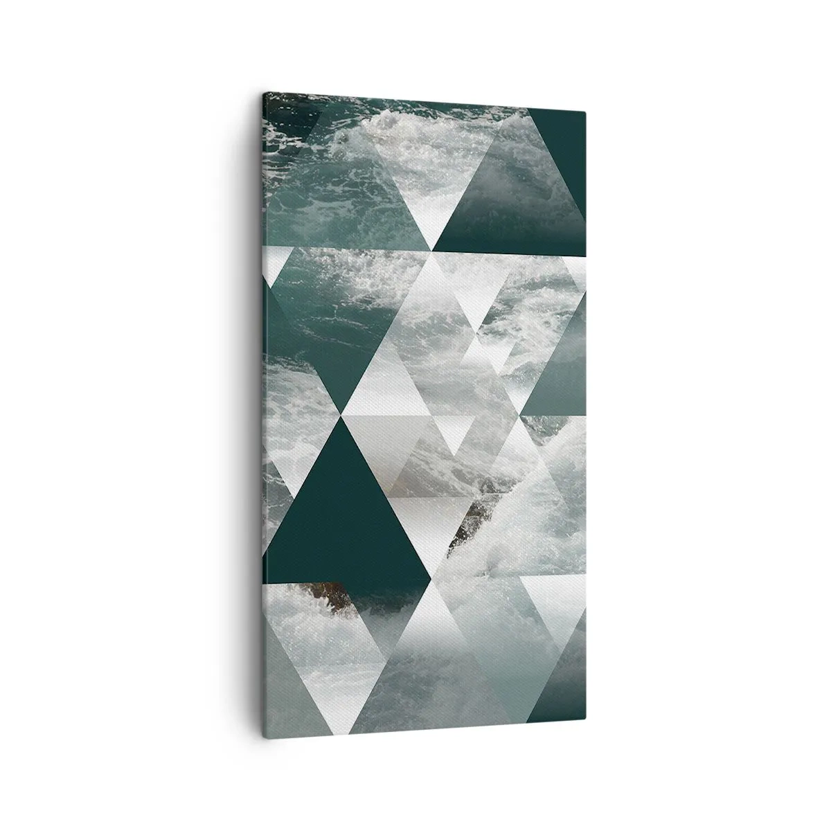 Schilderen op canvas - Kristal perspectief - 45x80 cm