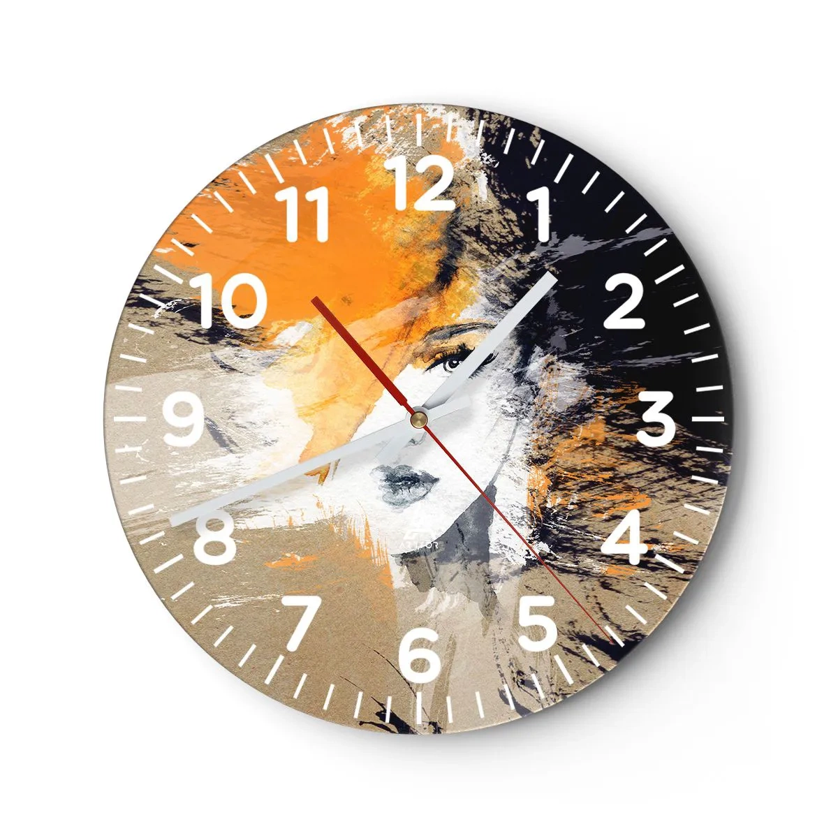 Wandklok - Klok - En er is licht - 40x40 cm