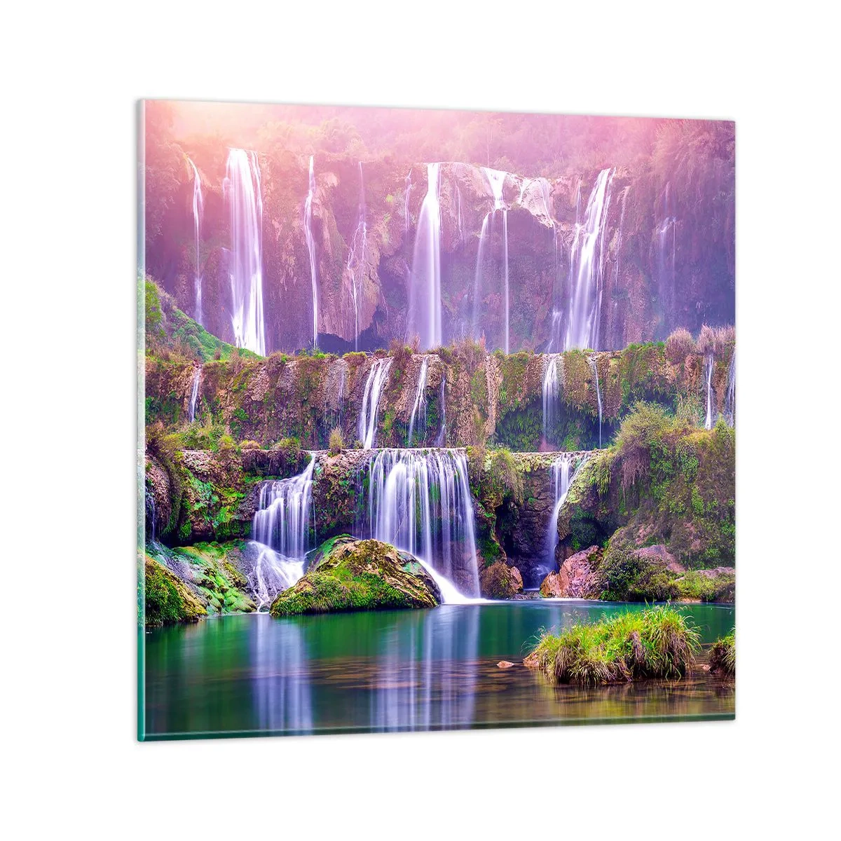 Schilderen op glas - Trap naar de hemel - 60x60 cm