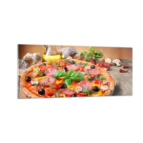Schilderen op glas - Met echte Italiaanse smaak - 100x40 cm