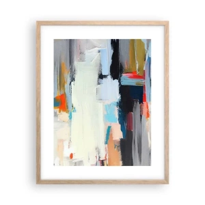 Een poster in een licht eiken lijst - Is er een methode? - 40x50 cm