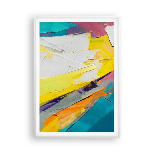 Poster in een witte lijst - De anatomie van licht - 70x100 cm