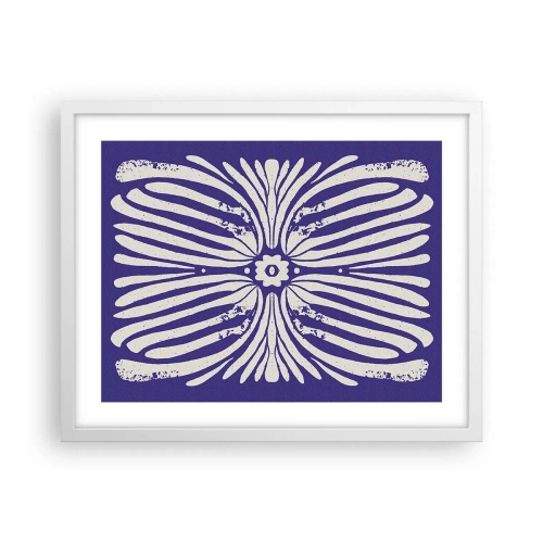 Poster in een witte lijst - Etnische inspiraties - 50x40 cm