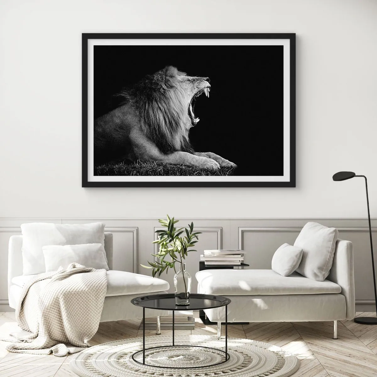 Poster in een zwarte lijst - Zonder enige twijfel - 91x61 cm