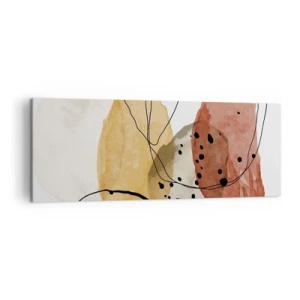 Schilderen op canvas - Als lichte, transparante lucht - 140x50 cm