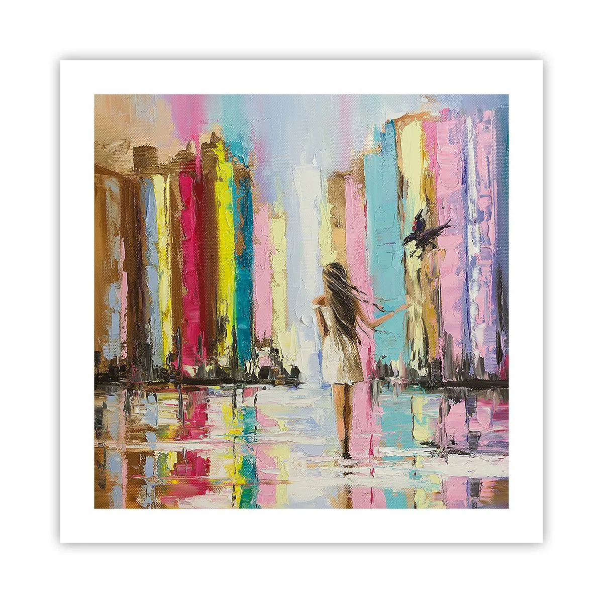 Poster - Volg mij - 50x50 cm