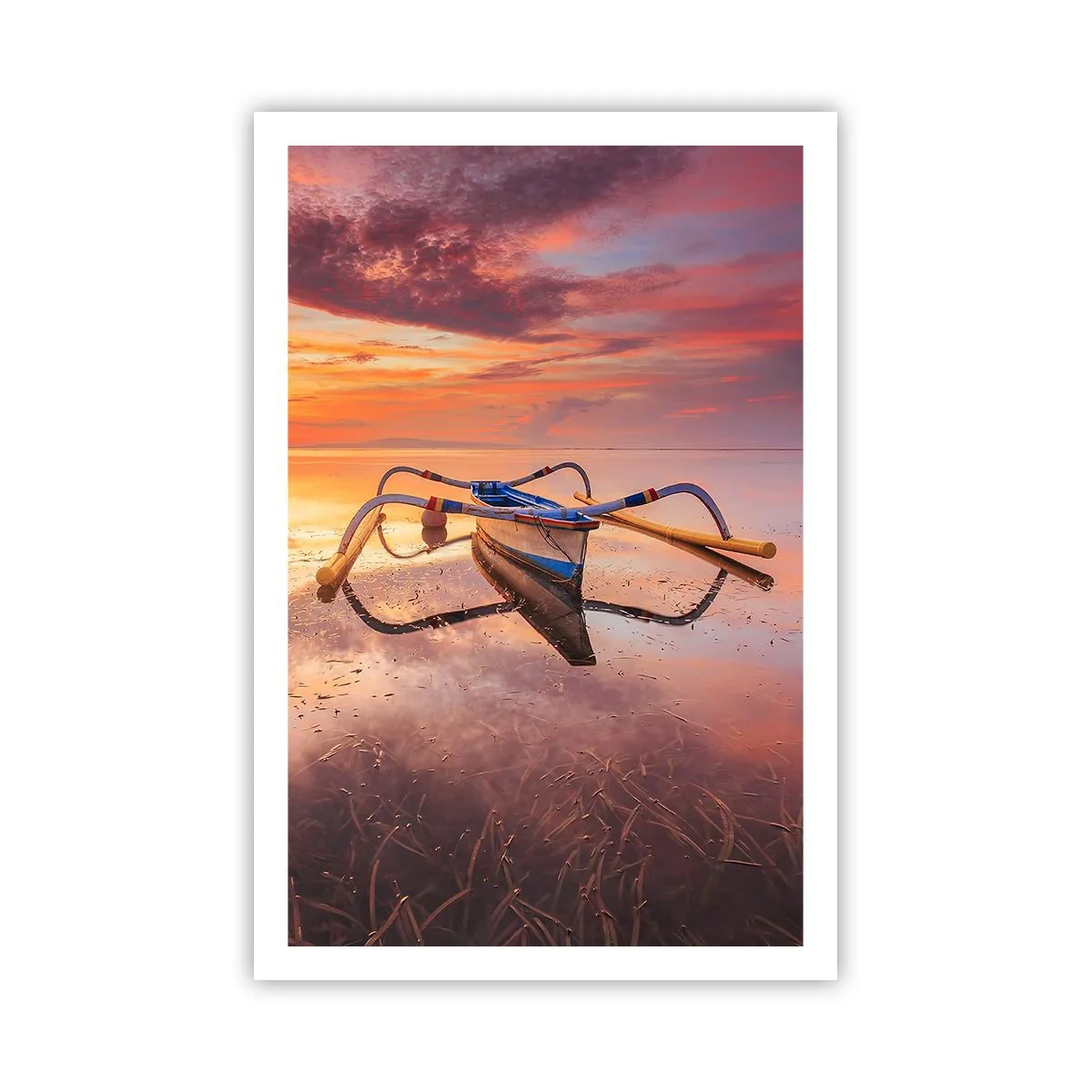 Poster - De rust van een tropische avond - 61x91 cm