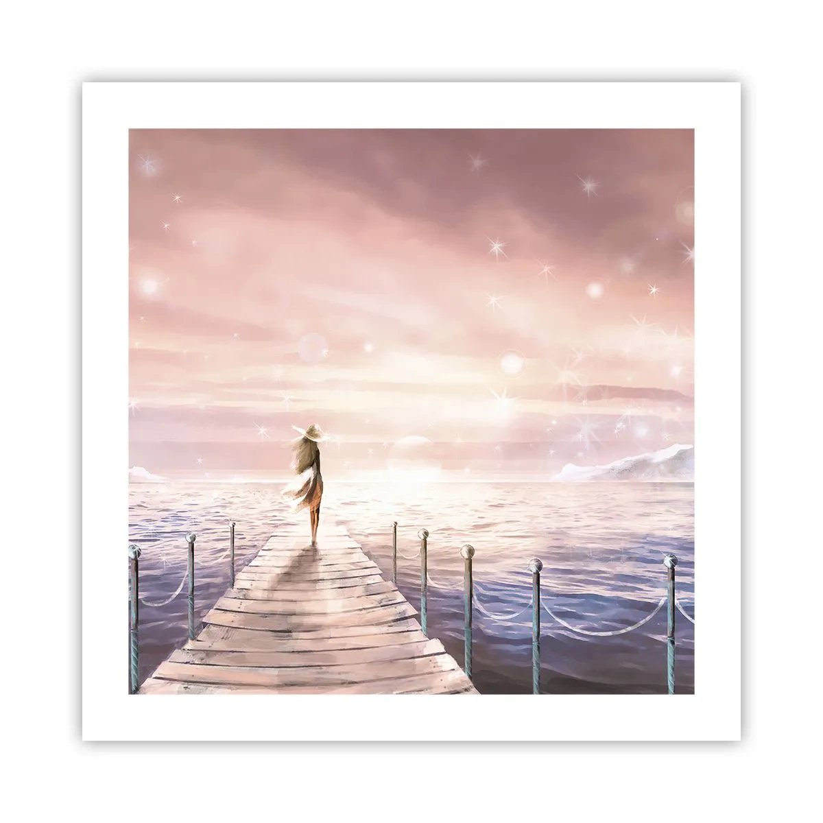 Poster - In het licht van een droom - 50x50 cm