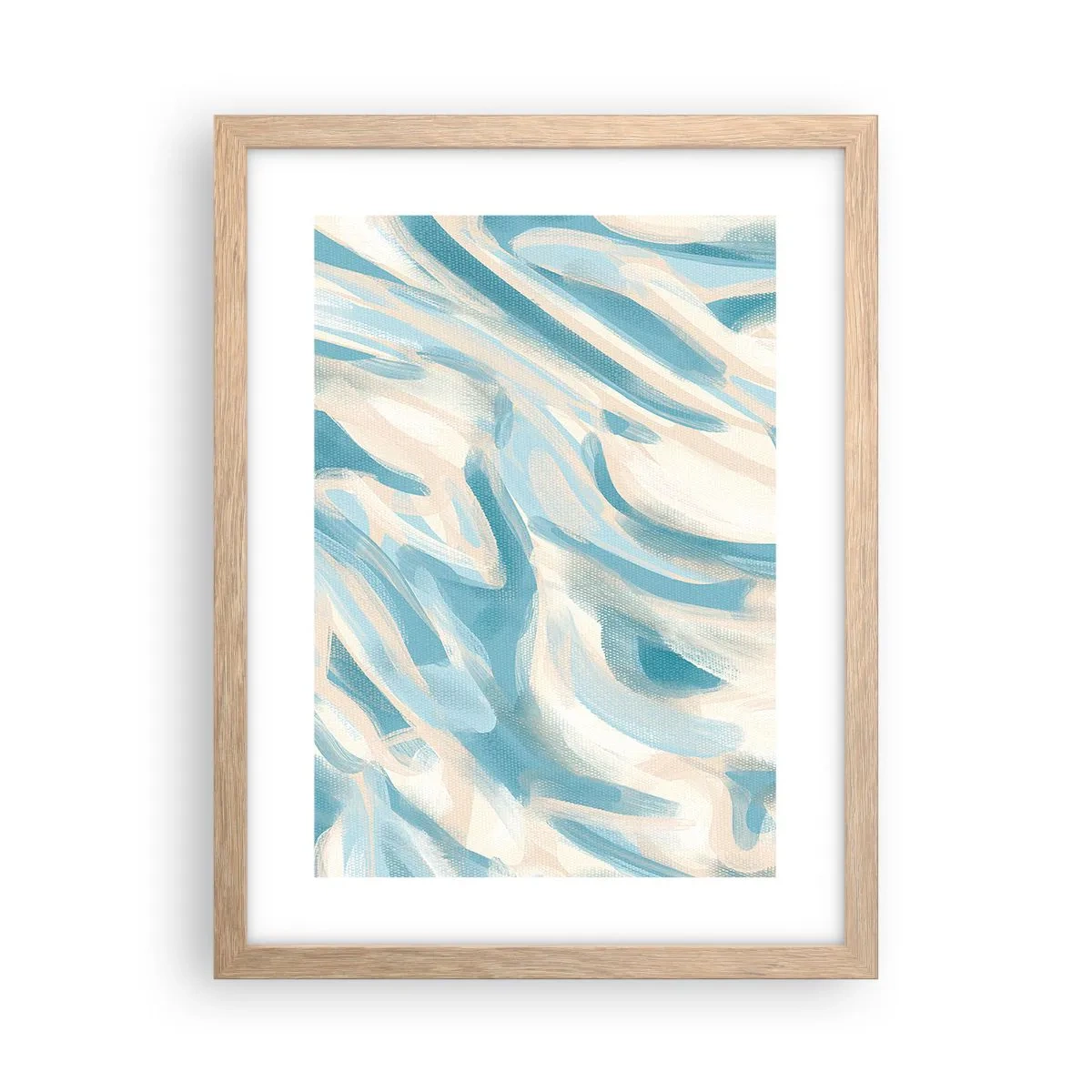 Een poster in een licht eiken lijst - Lente briesjes - 30x40 cm