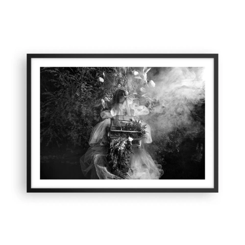 Poster in een zwarte lijst - Moeder zelf - Natuur - 70x50 cm