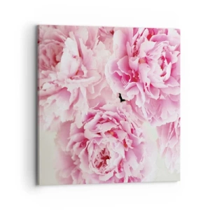 Schilderen op canvas - In roze glamour - 70x70 cm