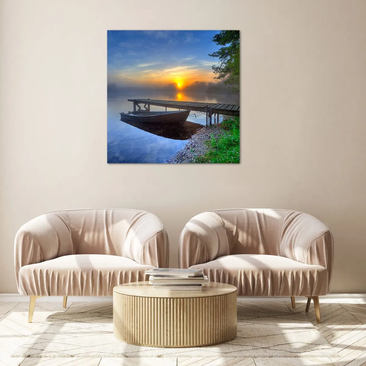 Schilderen op glas - Hoe gewoon verandert in magie - 60x60 cm